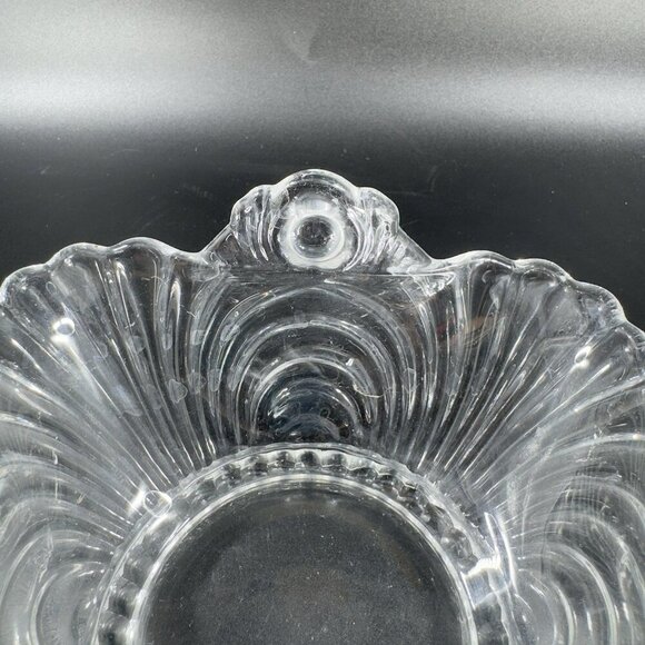 Cambridge Glass Company Caprice Clear With Handles Manganese 365nm Green UV Glow - Picture 9 of 14